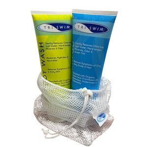 TRI SWIM Body Wash and Shampoo Set Zen Lime Mango Tropical